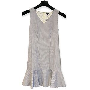 Vertigo Collection Hello Spring Naomi Blue Striped Tank Dress Size XS